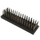 Escova de Aço Plástica Manual S/ Cabo 6 Fileiras 177x55mm