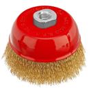 Escova de aço tipo copo ondulada 4" - 746059 MTX