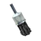 Escova de aço tipo pincel arame ondulado 7/8" com haste 1/4" 4143