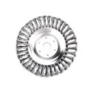 Escova de Aço Torcido Circular Rotativa Furo Universal de 25mm Para Roçadeira Cortar Grama 6" ou 8" Escova de Aço Torcido Circular Rotativa Furo Universal de 25mm Para Roçadeira Cortar Grama 6" ou 8"