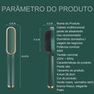 Escova de alisamento de cabelo profissional 2 em 1, penteadeira de cerâmica quente, aquecimento HAIR 2200 - HA808 VERDE