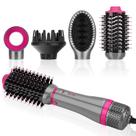 Escova de ar quente IG INGLAM 4 em 1 Blowout Brush Silver
