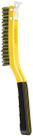 Escova de arame de latão ALLWAY SB319/BB Soft-Grip com raspador