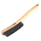 Escova de arame Forney com alça curva de aço carbono de 35 cm Escova de arame Forney com alça curva de aço carbono de 35 cm