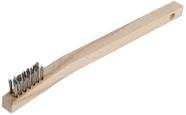 Escova de arame Forney em aço inoxidável com alça de madeira de 20 cm Escova de arame Forney em aço inoxidável com alça de madeira de 20 cm
