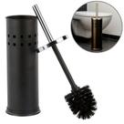 Escova de Banheiro Inox Mimo Style Higiênica Com Suporte Preto Moderno Escova de Banheiro Inox Mimo Style Higiênica Com Suporte Preto Moderno