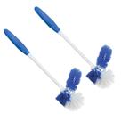 Escova de banheiro Lola Products Classic com lavador sob a borda, pacote com 2 unidades Escova de banheiro Lola Products Classic com lavador sob a borda, pacote com 2 unidades