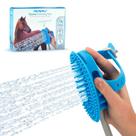 Escova de banho e pente de curry Aquapaw 5 em 1 Horse & Dog XL Blue