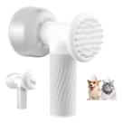 Escova de Banho Espuma Pet Cao Cachorro Gato Animal de Estimaçao Dispenser Automatico Bateria Recarregavel USB Messageadora Cuidado Higiene Limpeza