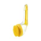Escova De Banho Para Animais De Estimação Com Cabo Longo Em Silicone Macio, Escova De Massagem Para