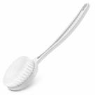 Escova de Banho Plástica Branca Slow Limpeza Corporal, Uso Diário, Formato Anatômico