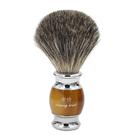 Escova de Barbear Molhada Masculina - Alta Qualidade, Pelo de Texugo e Cabo de Resina