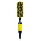 Escova de Cabelo 18K AGC - CERÂMICA Amarela e CERDAS MISTAS Cabo GROSSO pontiagudo