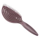 Escova De Cabelo Amazonia Dompel Anti Frizz e Anti Estática Flexível Acai Dompel