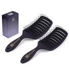 Escova de cabelo BEAUXSOI ventilada para secar e desembaraçar o roxo