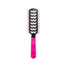 Escova de cabelo Cricket Static Free Flo Color Vent Estilo rápido de secagem, desembaraçamento e sem frizz Cerdas antiestáticas, ideais para todos os tipos de cabelo, The Alibi (rosa)