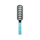 Escova de cabelo Cricket Static Free Flo Color Vent secagem rápida, desembaraça e modelagem sem frizz cerdas antiestáticas, ideais para todos os tipos de cabelo, cabelo feliz (azul claro)