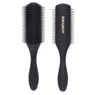 Escova de cabelo Denman D4 Curly Hair Styling 9 fileiras toda preta