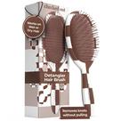 Escova de cabelo Detangler FRAMAR Glitter Wet Hair Brush Gold