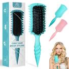 Escova de cabelo encaracolado BLACKYEW 5 em 1 para desembaraçar e definir cachos