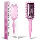 Escova de cabelo encaracolado Weldilgit Curl Defining com cerdas macias de javali Escova de cabelo encaracolado Weldilgit Curl Defining com cerdas macias de javali