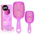 Escova de cabelo FHI Heat Unbrush Detangling, pacote combinado original e mini