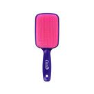 Escova De Cabelo Flex Color Com Cerdas Flexíveis Roxa e Pink