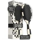 Escova de cabelo FRAMAR Checkered Print Detangler para mulheres