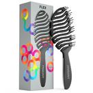 Escova de cabelo FRAMAR Flex Vented Detangler preta