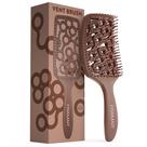 Escova de cabelo FRAMAR Professional Vented Curved Chocolate Escova de cabelo FRAMAR Professional Vented Curved Chocolate