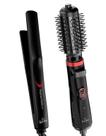Escova De Cabelo Gama Italy Profissional Rotativa 1100w Secadora Alisadora Eleganza Prancha Cerâmica Ions 410f Plus Bivolt