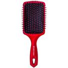 Escova de Cabelo Grande Raquete Marco Boni Profissional para Todos os Tipos de Cabelo Vermelha 7591T