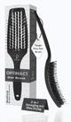Escova de cabelo INATEKPRO Escova de cerdas de Javali Curvada Ventilada Preta
