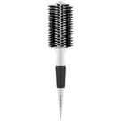 Escova De Cabelo Marco Boni Profissional Termica Aluminio Cerdas Duplas Nylon Naturais Branca 55mm