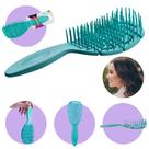 Escova De Cabelo Maya Dompel Anti Frizz e Anti Estática Flexível Verde