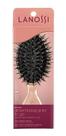 Escova de Cabelo Mini Rosé Gold Lanossi Beauty & Care Desembaraço Suave, Compacta e Leve, Cerdas Flexíveis, Acabamento