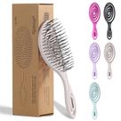 Escova de Cabelo Ninabella Mini Spiral Desembaraçadora 20 x 6,5 x 4,3 cm