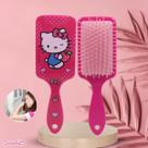 Escova de Cabelo Quadrada Hello Kitty Profissional