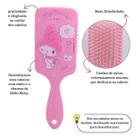 Escova de Cabelo Raquete My Melody 20cm Sanrio Rosa Escova de Cabelo Raquete My Melody 20cm Sanrio Rosa