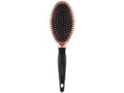 Escova de Cabelo Raquete Oval Lanossi Bronzer Cerdas Suaves e Cabo Emborrachado Antiderrapante