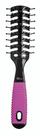 Escova De Cabelo Ricca Ventilada Black & Pink 2409