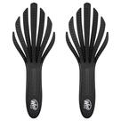 Escova de cabelo Wet Brush Go Green Curl Detangler Black (pacote com 2)