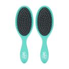 Escova de cabelo Wet Brush Original Detangler Aqua (pacote com 2)