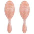 Escova de cabelo Wet Brush Original Detangler Pink (ondas de aquarela), pacote com 2
