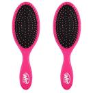 Escova de cabelo Wet Brush Original Detangler Pink (pacote com 2)