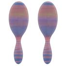 Escova de cabelo Wet Brush Original Detangler Purple (pacote com 2)