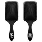 Escova de cabelo Wet Brush Paddle Detangler Black (pacote com 2)