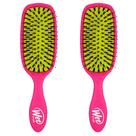 Escova de cabelo Wet Brush Shine Enhancer Pink (pacote com 2)