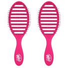 Escova de cabelo Wet Brush Speed Dry Pink Vented HeatFlex Bristles