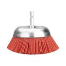 Escova De Copo De Nylon Abrasiva De 25-100mm Com Haste Hexagonal De 1/4 Para Ferramenta Rotativa De Escova De Copo De Nylon Abrasiva De 25-100mm Com Haste Hexagonal De 1/4 Para Ferramenta Rotativa De